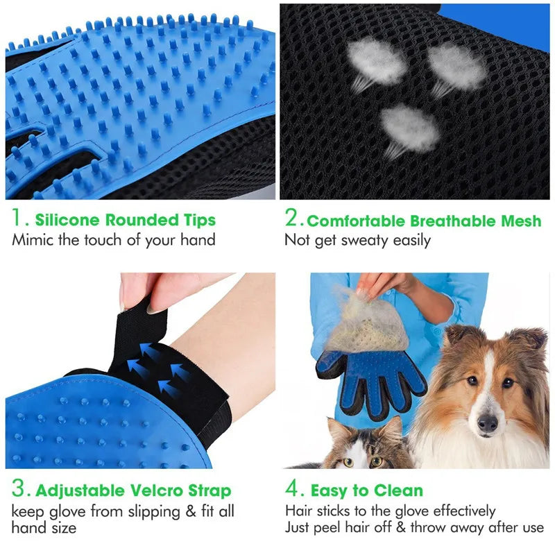 Rubber Pet Bath Glove