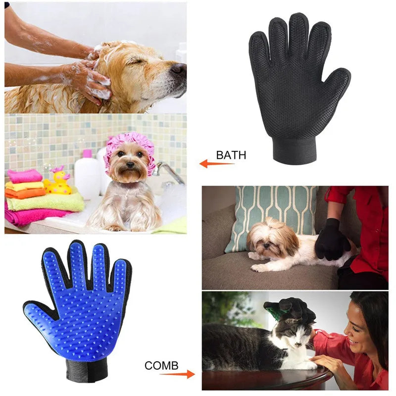 Rubber Pet Bath Glove